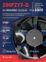 Вентилятор  200FZY7-D  - st-e.info - Омск