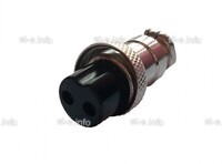 Розетка кабельная GX16-2 - st-e.info - Омск