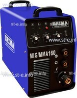 Сварочный полуавтомат инверторный одноблочный Brima MIG/MMA-160 - st-e.info - Омск