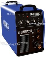 Сварочный инверторный полуавтомат BRIMA MIG/MMA 250-1 (220) - st-e.info - Омск