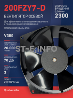 Вентилятор  200FZY7-D  - st-e.info - Омск