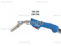 Горелка для полуавтоматической сварки TBi 250-blue-ESG, длина 5 метров - st-e.info - Омск