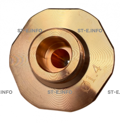 Сопло шестигранное для лазерной резки д.4,0 мм арт. BD32-15-40-S - st-e.info - Омск
