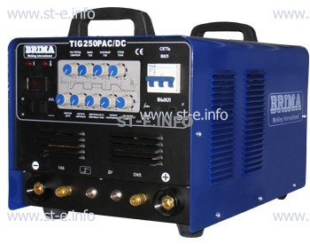 Универсальная установка аргонно-дуговой сварки BRIMA TIG 250 (380) ac/dc - st-e.info - Омск