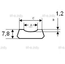 Плоские керамические подкладки С-27mm - st-e.info - Омск