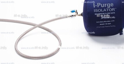 Односторонняя заглушка с трубкой и клапаном ISO 38" (965 mm)  - st-e.info - Омск