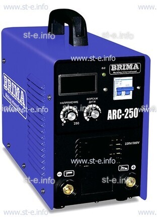 Сварочный аппарат Brima (инвертор) ARC 250 (220/380В) - st-e.info - Омск