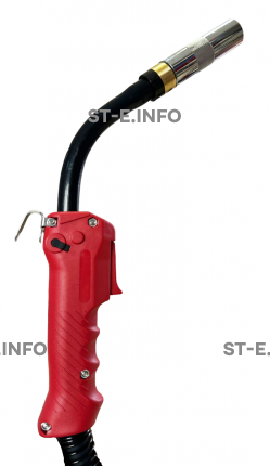 Сварочная горелка для полуавтомата QTB-500 разъем PNA (штырь),  2 метра - st-e.info - Омск