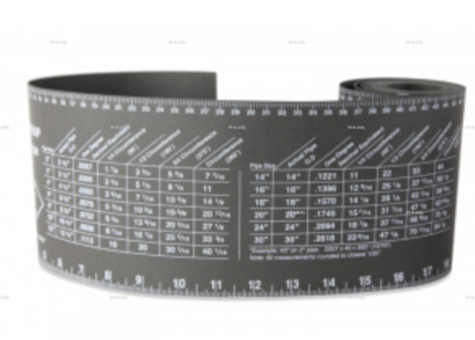 Лента для разметки труб 128mm*4600mm - st-e.info - Омск