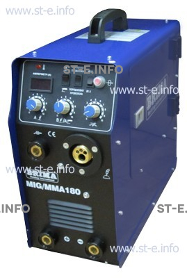Сварочный полуавтомат инверторный одноблочный Brima MIG/MMA 180 - st-e.info - Омск