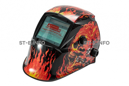 Маска сварщика хамелеон «Огненный череп» (YXE-718G PRO) - st-e.info - Омск