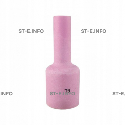 Сопло керамическое удлиненное газ. линз. 10 мм L-76 мм №6L - st-e.info - Омск